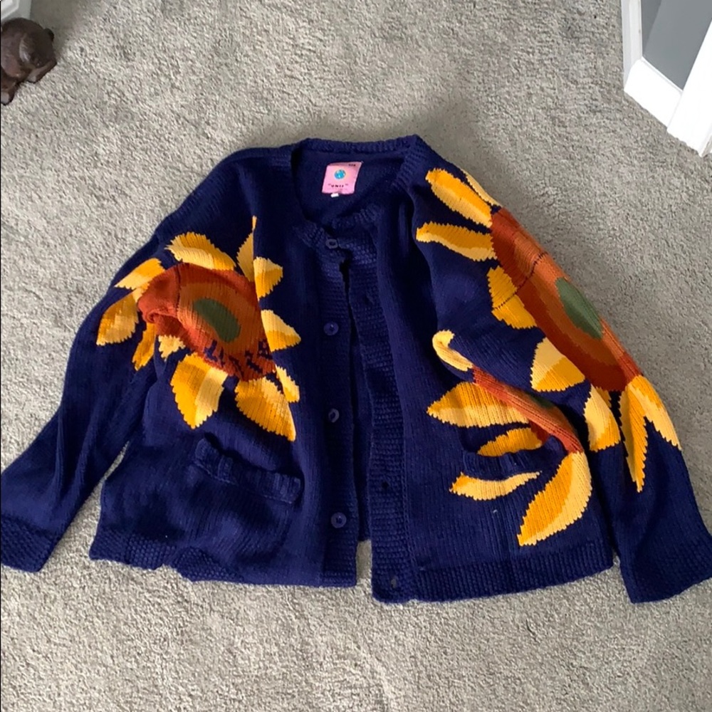 UNIF petal cardigan (new/rarely worn)